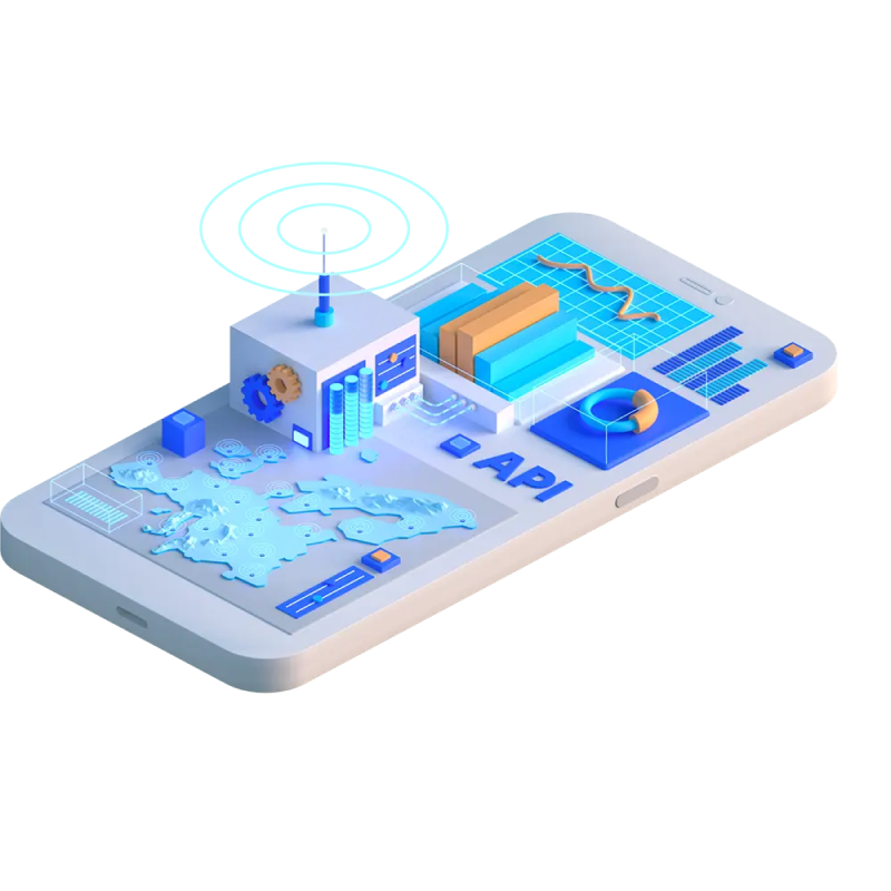 Plataforma GENSO de monitoreo con antena, mapa y reportes